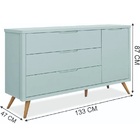 Comoda Old Clean Com Sapateira Comoda Infantil Mdf 3 Gavetas