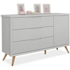 Comoda Old Clean Com Sapateira Comoda Infantil Mdf 3 Gavetas