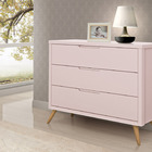 Cômoda Old Retro 3 Gavetas Mdf Com Corrediça Telescópica Plan