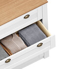 Cômoda Organizadora Madeira 4 Gavetas Bolton Branco Madeirado