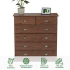 Cômoda Organizadora Madeira 6 Gavetas Paris Castanho