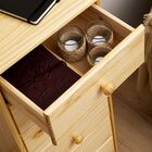 Cômoda Organizadora Madeira 6 Gavetas Rondo - Natural