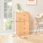 Cômoda Organizadora Madeira Maciça 5 Gavetas Mel Paris