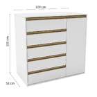 Cômoda Originale 1 Pt 5 Gvs Branco
