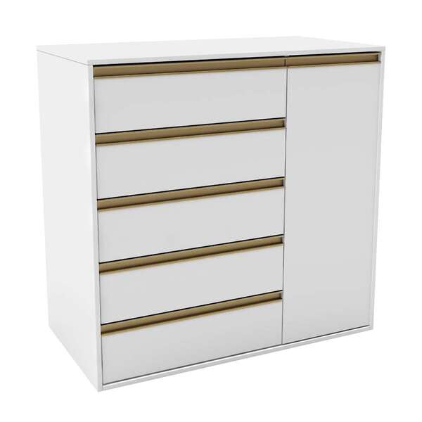 Cômoda Originale 1 Pt 5 Gvs Branco