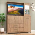 Comoda Painel Tv 43 Pol E Espelho Co160 Fell