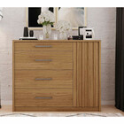 Cômoda Palacius Caemmun Com Aplique Ripado Em Mdp