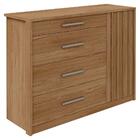 Cômoda Palacius Caemmun Com Aplique Ripado Em Mdp