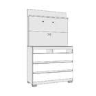 Cômoda Pampulha Com Painel Para Tv Até 43 Polegadas 3 Gavetas