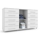 Cômoda Para Quarto 10 Gavetas E 1 Porta Imperial Branco