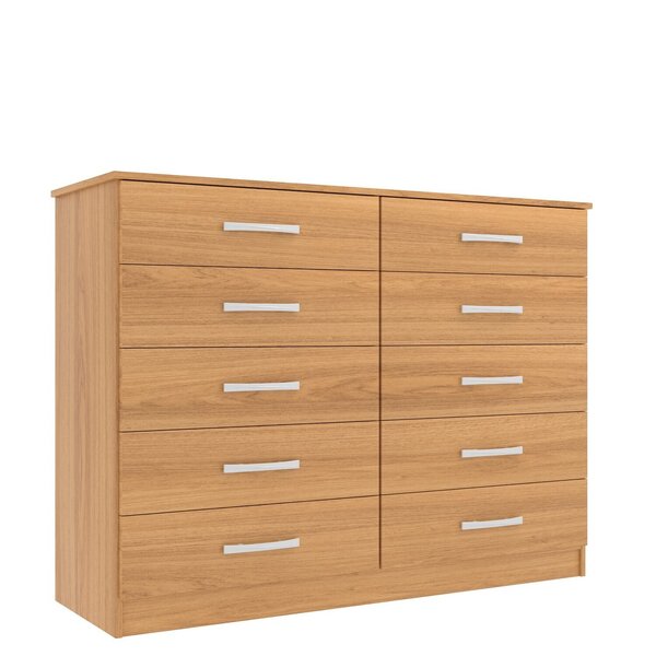 Comoda Para Quarto 10 Gavetas Marbela Cinnamomo