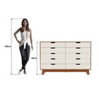 Cômoda Para Quarto 10 Gavetas Mdf Alice Yescasa Off White / C