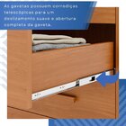 Cômoda Para Quarto 1 Portas 4 Gavetas Pérola Expresso Móveis