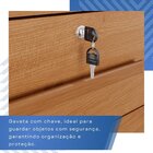 Cômoda Para Quarto 1 Portas 6 Gavetas Jade Expresso Móveis Ci