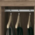 Cômoda Para Quarto 2 Portas 4 Gavetas 1 Nicho Master Castanha