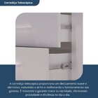 Cômoda Para Quarto 2 Portas 4 Gavetas Elegance Branco