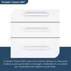 Cômoda Para Quarto 2 Portas 4 Gavetas Elegance Branco