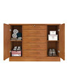 Cômoda Para Quarto 2 Portas 5 Gavetas - Fortuna-cinamomo - Tc