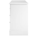 Cômoda Para Quarto 3 Gavetas Em Mdf 80cm Louise Branco