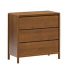 Cômoda Para Quarto 3 Gavetas Modena Amêndoa