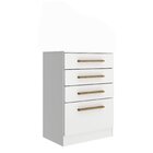 Cômoda Para Quarto 4 Gavetas 60x86x40 Branco