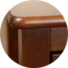 Cômoda Para Quarto 4 Gavetas Em Madeira Maciça Lile Amêndoa