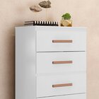 Cômoda Para Quarto 4 Gavetas Lisa Mdp Branco