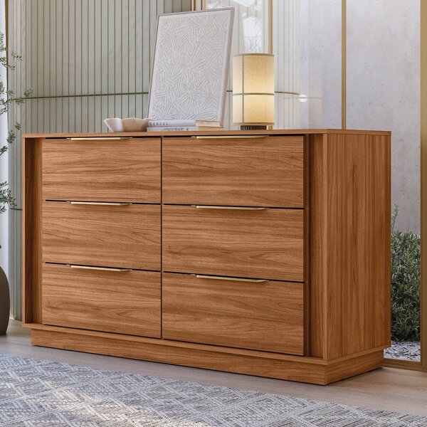 Cômoda Para Quarto 4 Gavetas Sophia Nogueira Touch