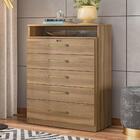 Cômoda Para Quarto 5 Gavetas 1 Nicho Triunfo D02 Amendola Tou