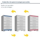 Cômoda Para Quarto 5 Gavetas Clássico Itapema Branco