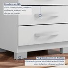 Cômoda Para Quarto 5 Gavetas Clássico Itapema Branco