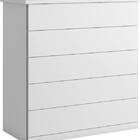 Cômoda Para Quarto 5 Gavetas Corrediças Telescópicas - Capri-