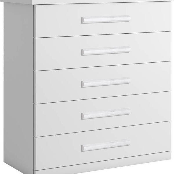 Cômoda Para Quarto 5 Gavetas Corrediças Telescópicas - Toront