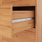 Cômoda Para Quarto 5 Gavetas Madeira Maciça Square Natural Pi