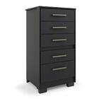 Cômoda Para Quarto 5 Gavetas Preto Fosco Plena Shop Jm