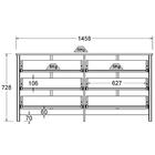 Comoda Para Quarto 6 Gavetas 146 Cm Dm221 Dtall