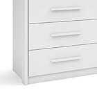 Cômoda Para Quarto 6 Gavetas Com Sapateira Elegance 2089 Bran