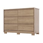 Cômoda Para Quarto 6 Gavetas Ravenna Jequitibá