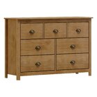 Cômoda Para Quarto 7 Gavetas Topázio 100% Madeira Maciça Frei