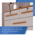 Cômoda Para Quarto 7 Gavetas Topázio Expresso Móveis Cinamomo