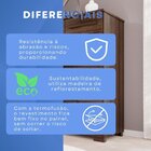 Cômoda Para Quarto 7 Gavetas Topázio Expresso Móveis Imbuia