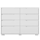 Cômoda Para Quarto 8 Gavetas 147cm Georgia Branco