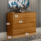 Cômoda Para Quarto 8 Gavetas - Astra-cumaru - Móveis Novo Hor