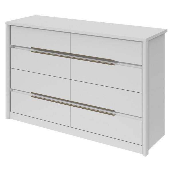 Cômoda Para Quarto 8 Gavetas City M10 Branco - Mpozenato