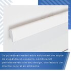 Cômoda Para Quarto 8 Gavetas Diamante Espresso Móveis Branco