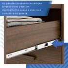 Cômoda Para Quarto 8 Gavetas Diamante Expresso Móveis Imbuia