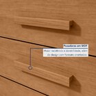 Cômoda Para Quarto 8 Gavetas E 2 Portas Toronto Amêndoa Clean