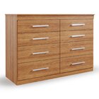 Cômoda Para Quarto 8 Gavetas Gênova Plus Freijó