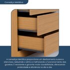 Cômoda Para Quarto 8 Gavetas Gênova Plus Freijó