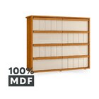 Cômoda Para Quarto 8 Gavetas Ripado 100% Mdf Tarsila Cinamomo